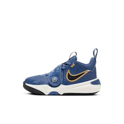 Tenis para ninos de preescolar Nike Team Hustle D 11 Azul
